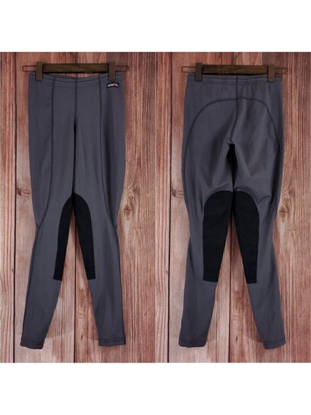 Kerrits Womens Small Flow Rise Performance Equestrian Riding Tight Gray USA Made
